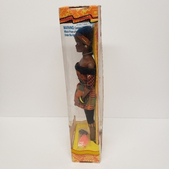 Imani 11.5" African American Princess Kente Fun 1991 Vintage Doll - Picture 3 of 10